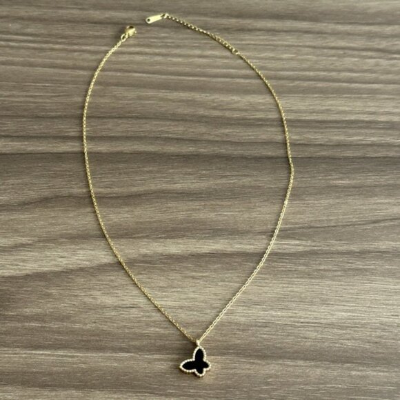 Anthropologie Jewelry - Butterfly Necklace Q287